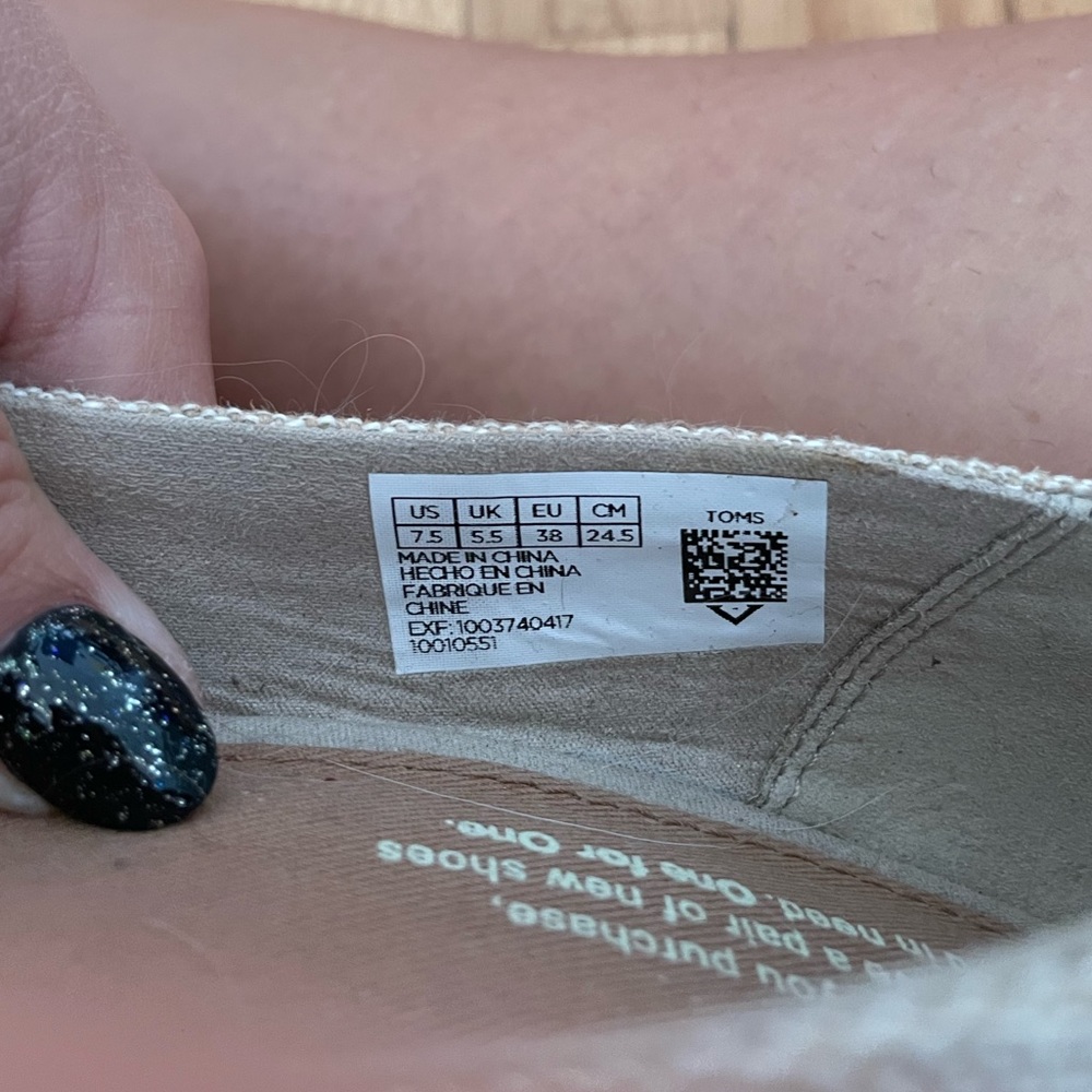 Toms, Tan Espadrilles - image 3